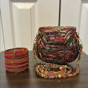 Elegant Tara Glass Hardshell Handbag + Free Matching Bracelet